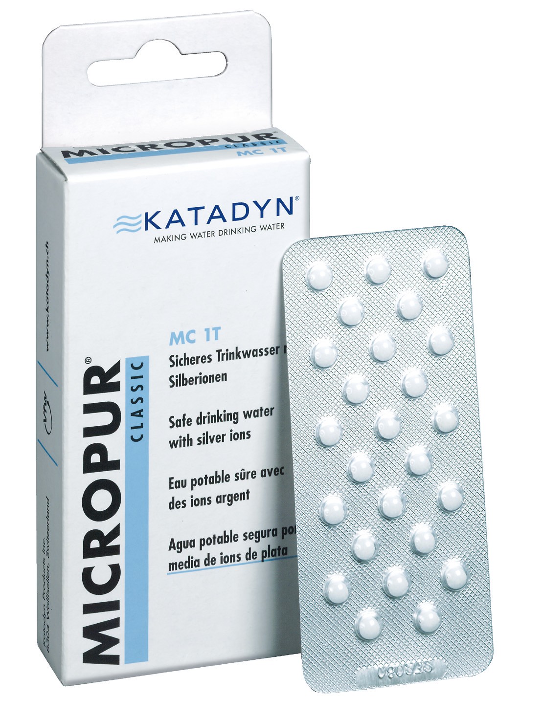 Katadyn Micropur Classic MC 1T — 100 comprimés